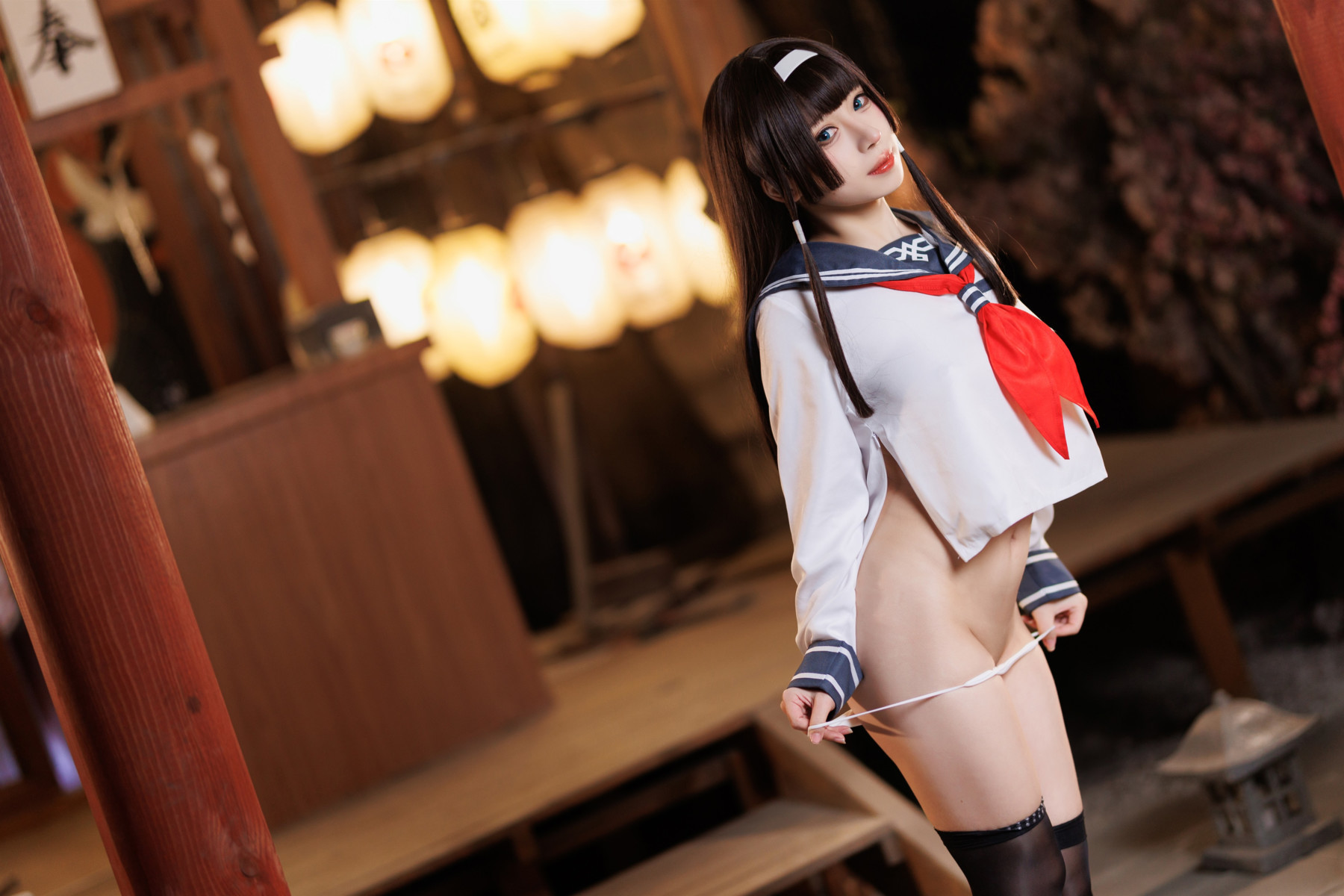 Cosplay胡桃猫Kurumineko美少女万华镜理与迷宫的少女Set02完整合集