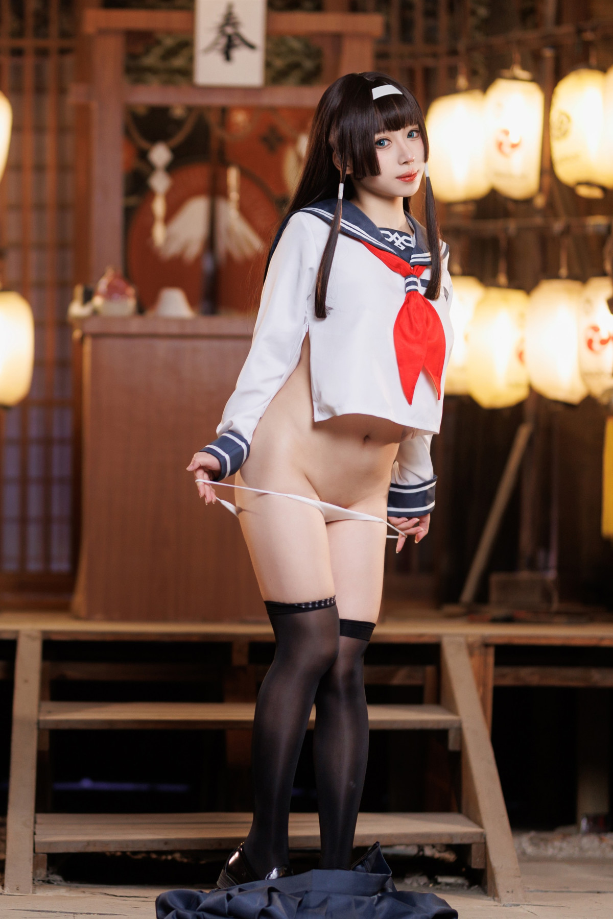 Cosplay胡桃猫Kurumineko美少女万华镜理与迷宫的少女Set02完整合集