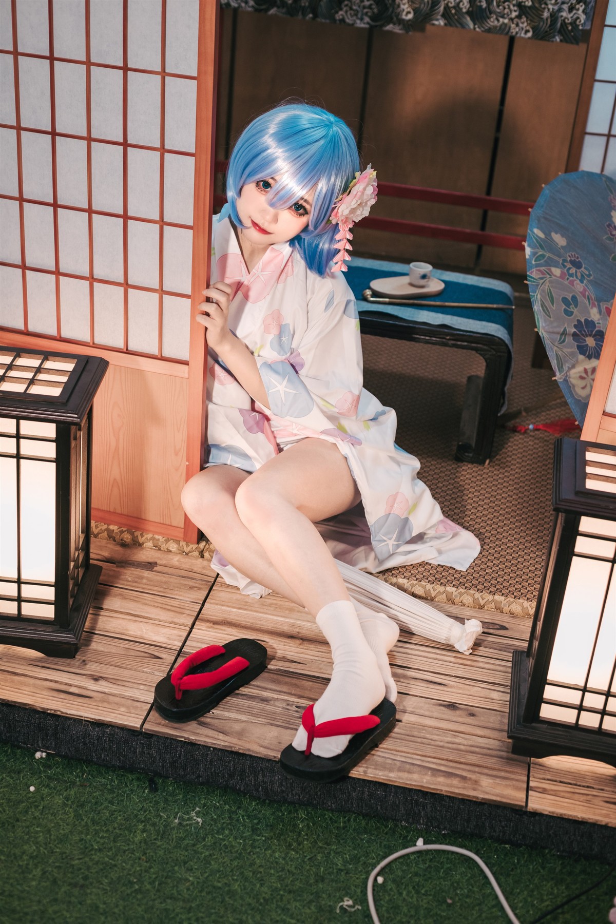 Cosplay神沢永莉蕾姆和风免费体验