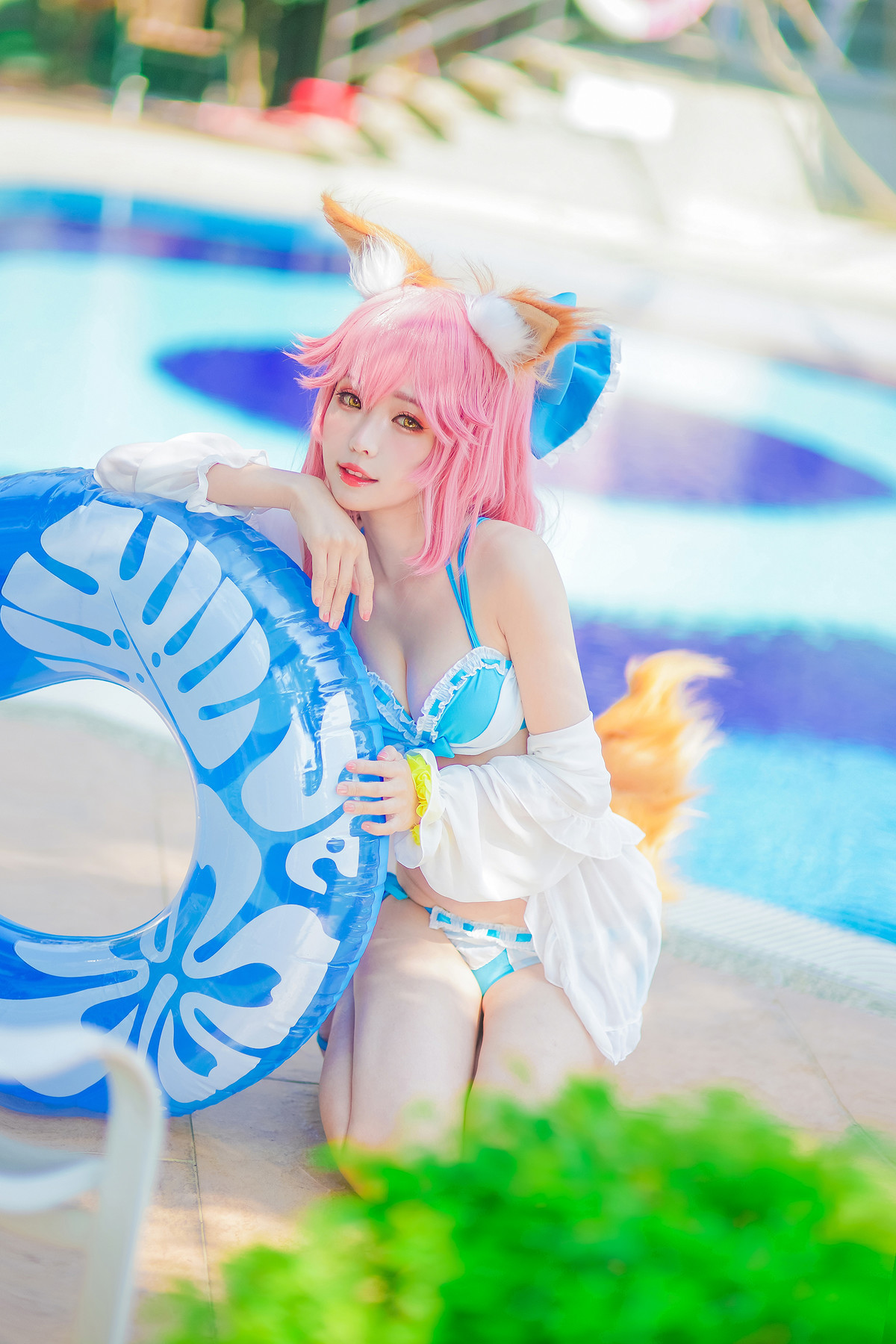 CosplayElyEE子玉藻前泳池写真集