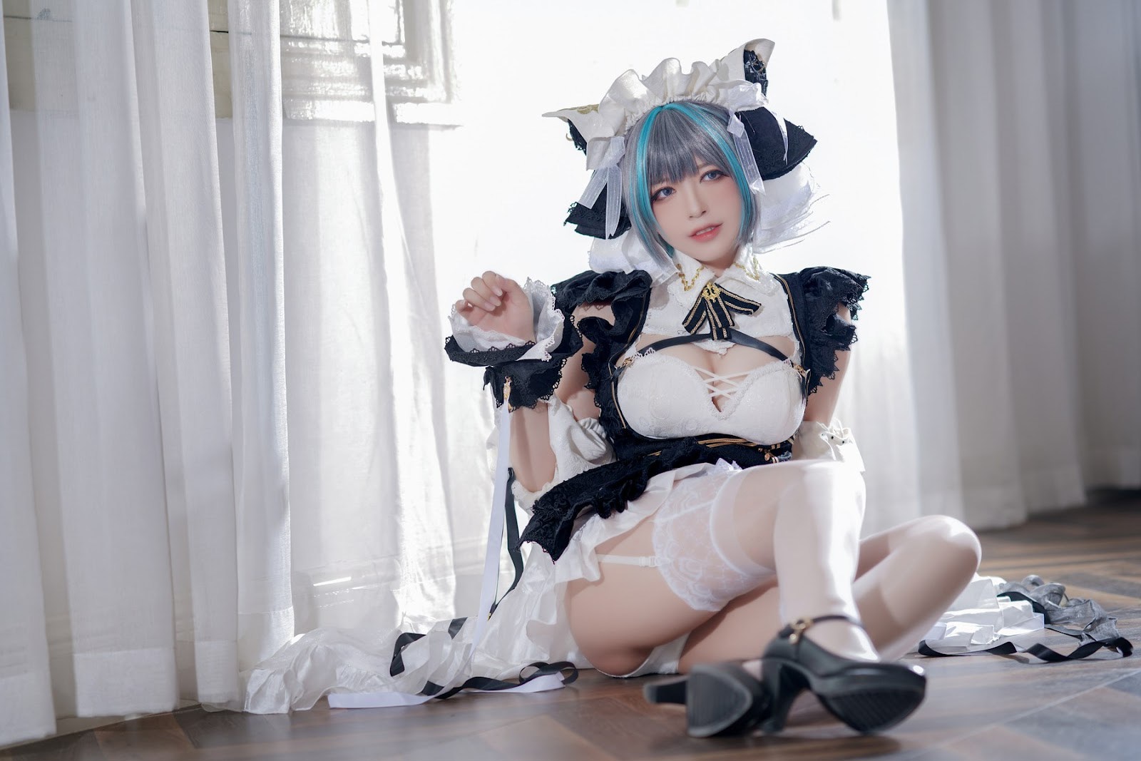 Cosplay半半子柴郡稀有资源