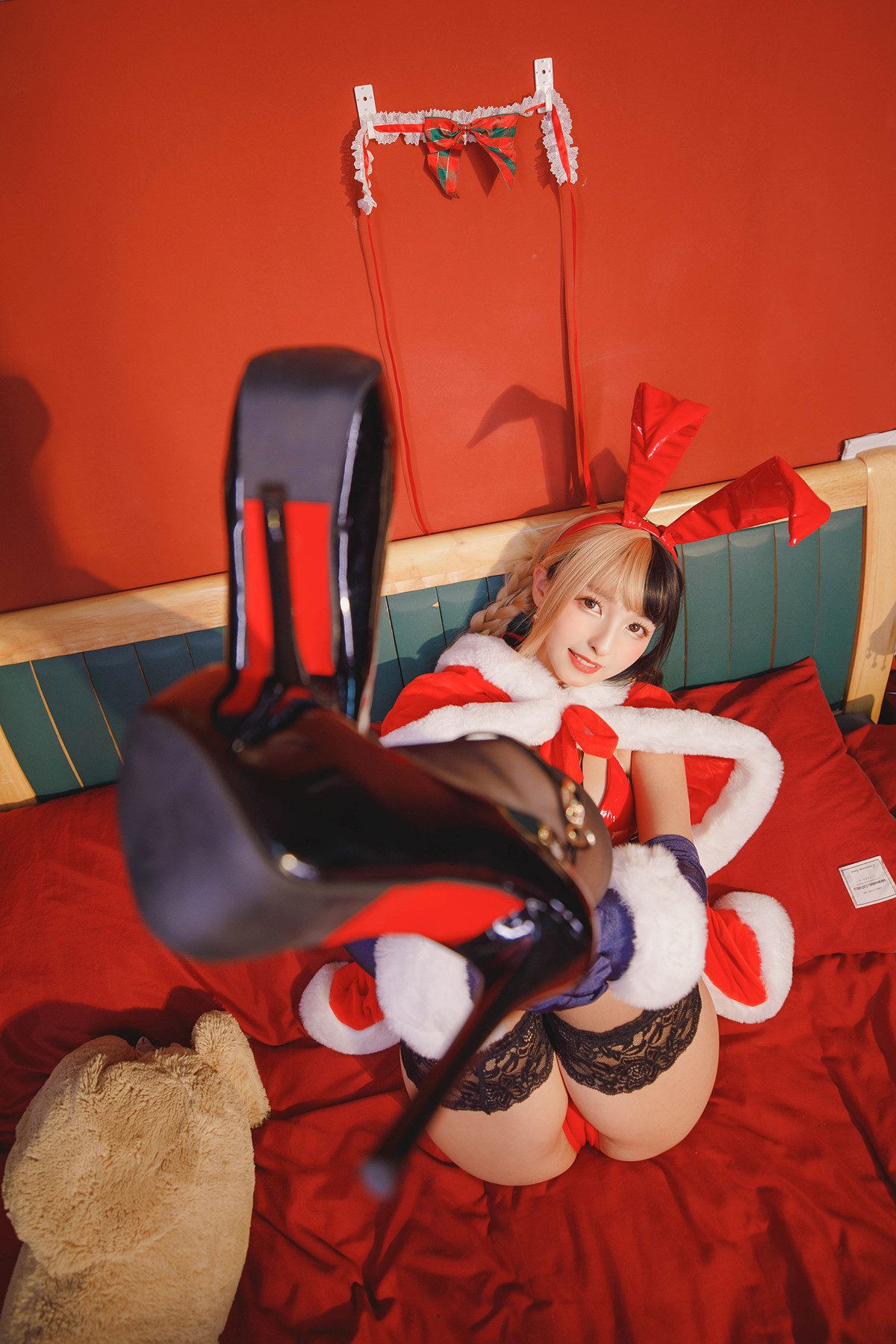 Cosplay神楽坂真冬绝对企画圣诞小鹿鹿の恩返しSet02写真大全