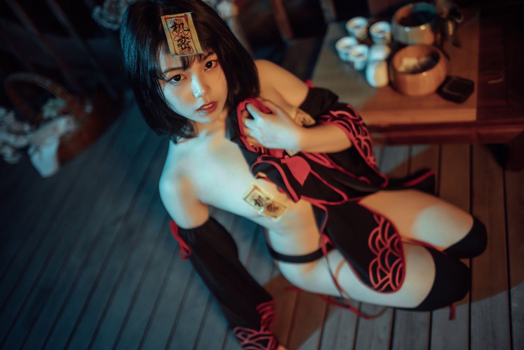 Cosplay七月喵子小僵尸LittleZombie完整版