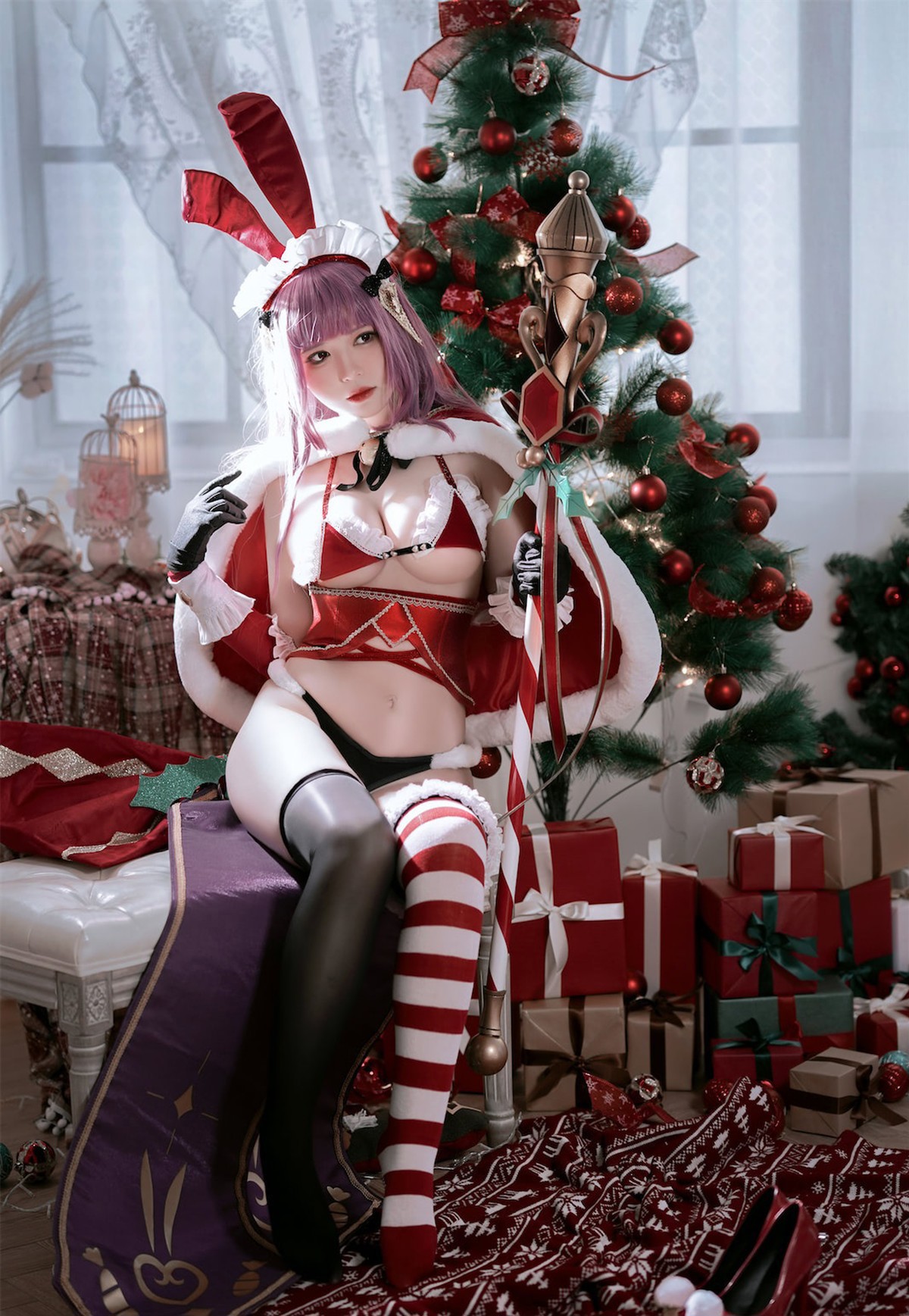 Cosplay半半子ChristmasBunnyAike写真集
