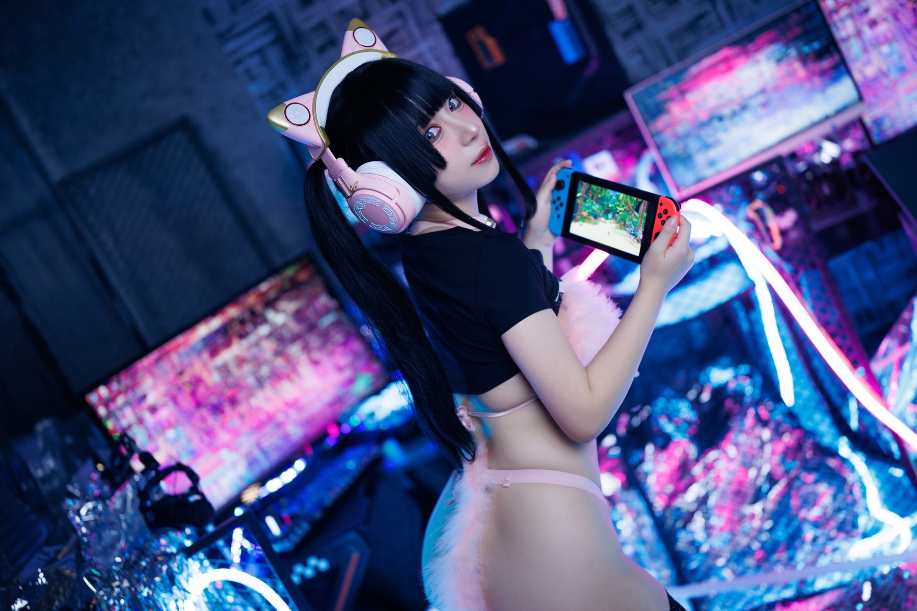 Cosplay胡桃猫Kurumineko电竞甜心Set01在线欣赏