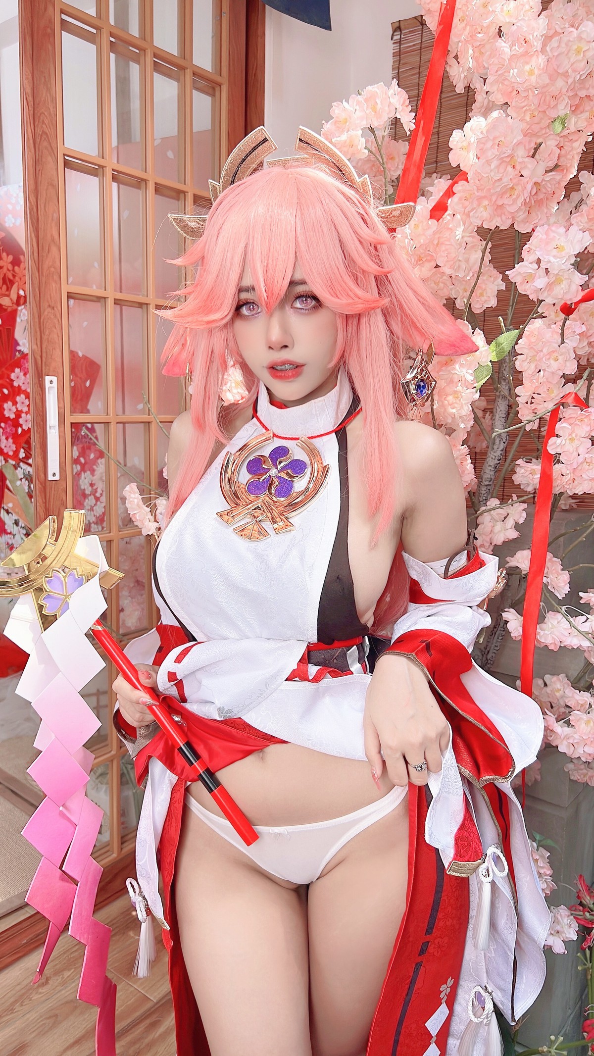 Cosplay日本性感萝莉Byoru八重神子雷電将軍Set01在线预览