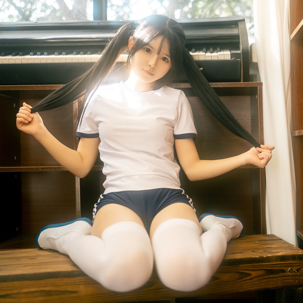 CosplayRua阮阮春の更衣室体操服完整合集