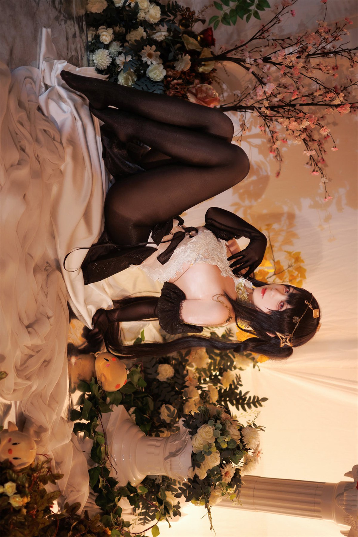 Cosplay樱落酱w碧蓝航线镇海潋滟水色高清图