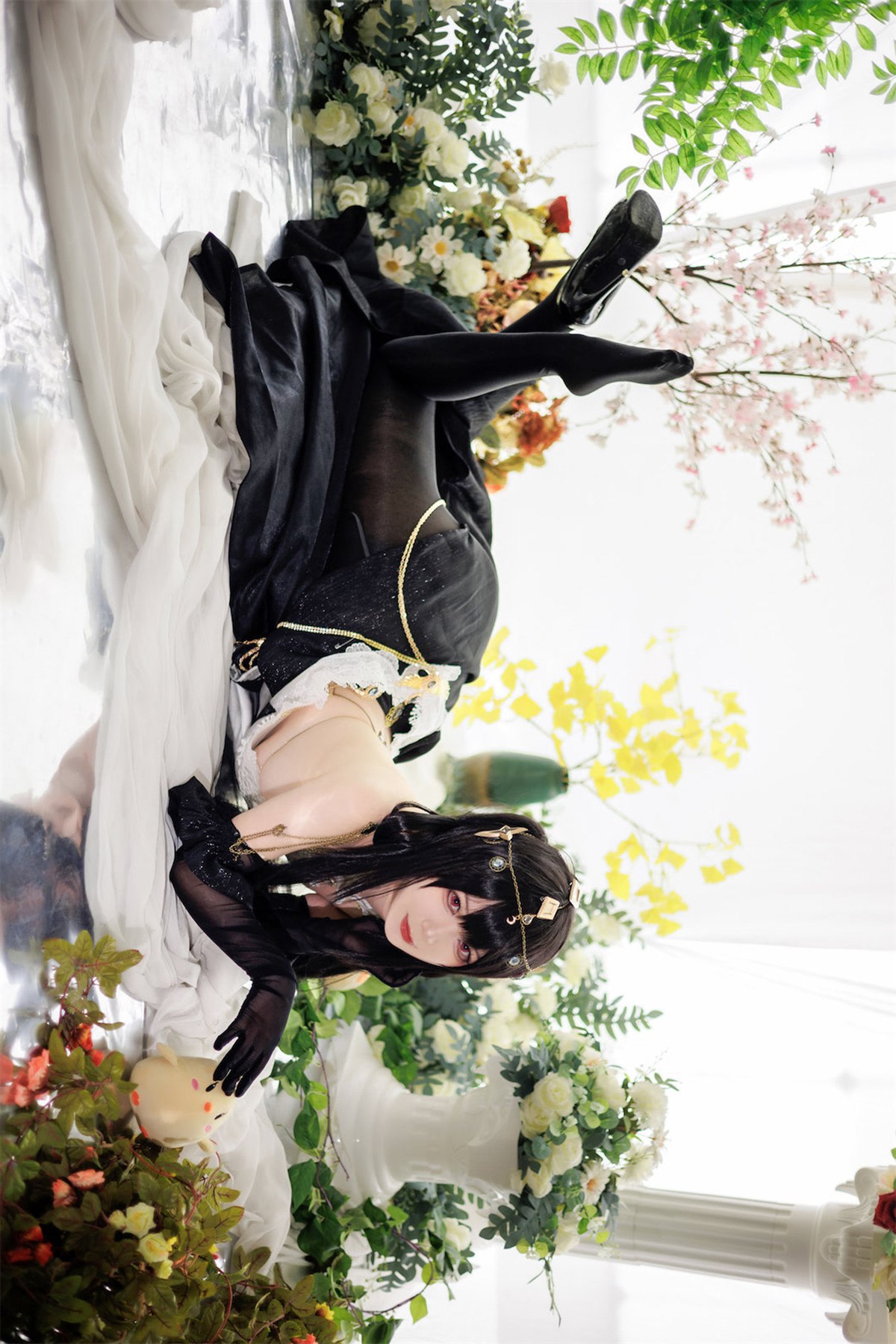 Cosplay樱落酱w碧蓝航线镇海潋滟水色高清图