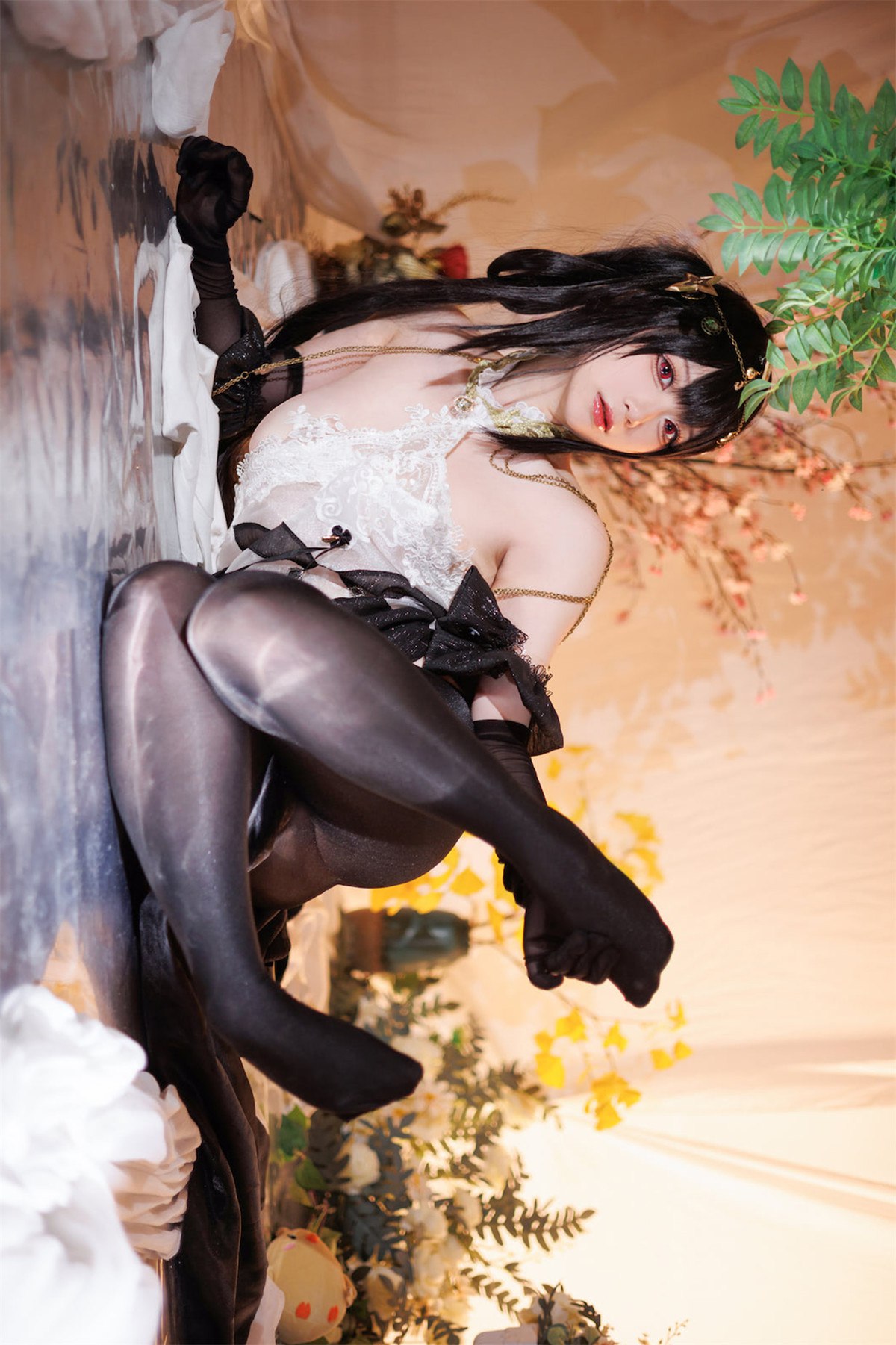 Cosplay樱落酱w碧蓝航线镇海潋滟水色高清图
