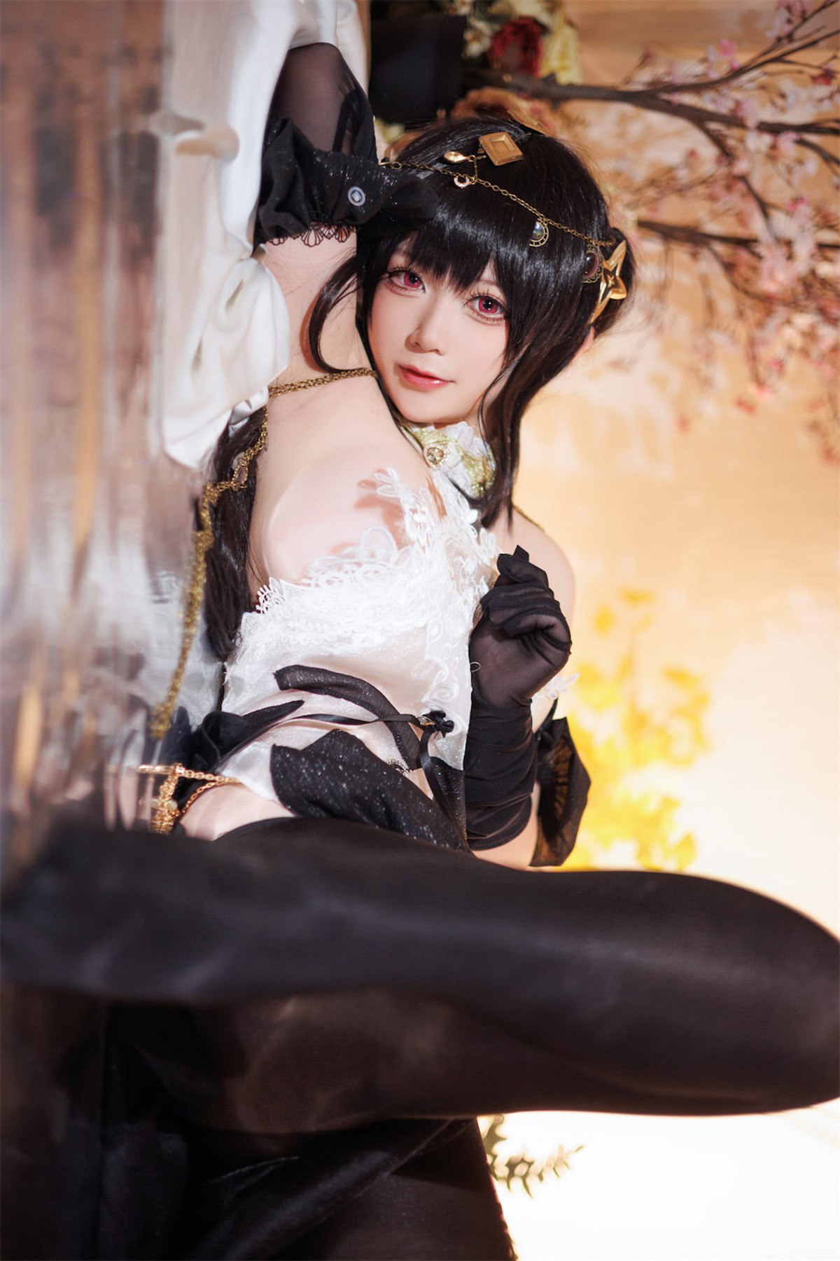 Cosplay樱落酱w碧蓝航线镇海潋滟水色高清图