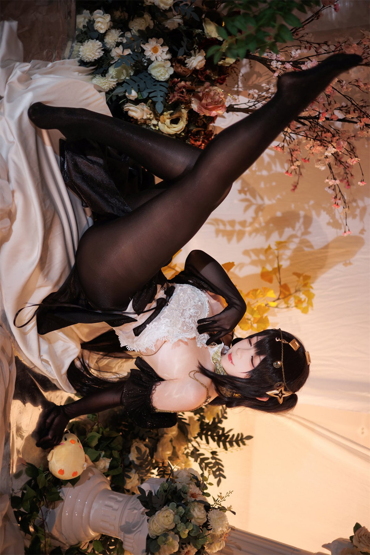 Cosplay樱落酱w碧蓝航线镇海潋滟水色高清图