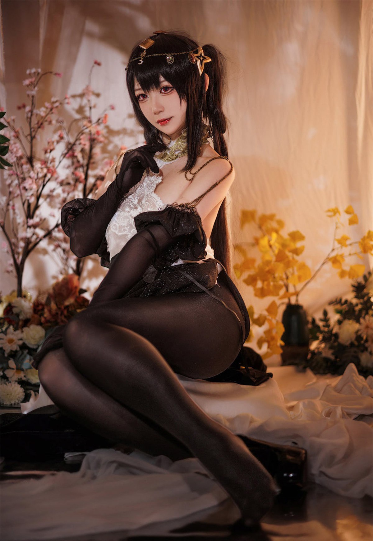 Cosplay樱落酱w碧蓝航线镇海潋滟水色高清图