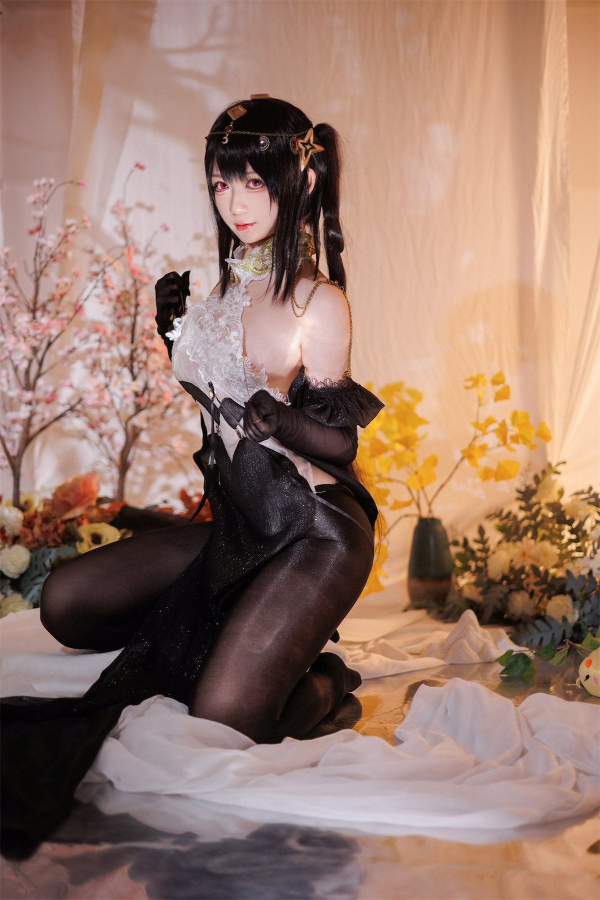 Cosplay樱落酱w碧蓝航线镇海潋滟水色高清图