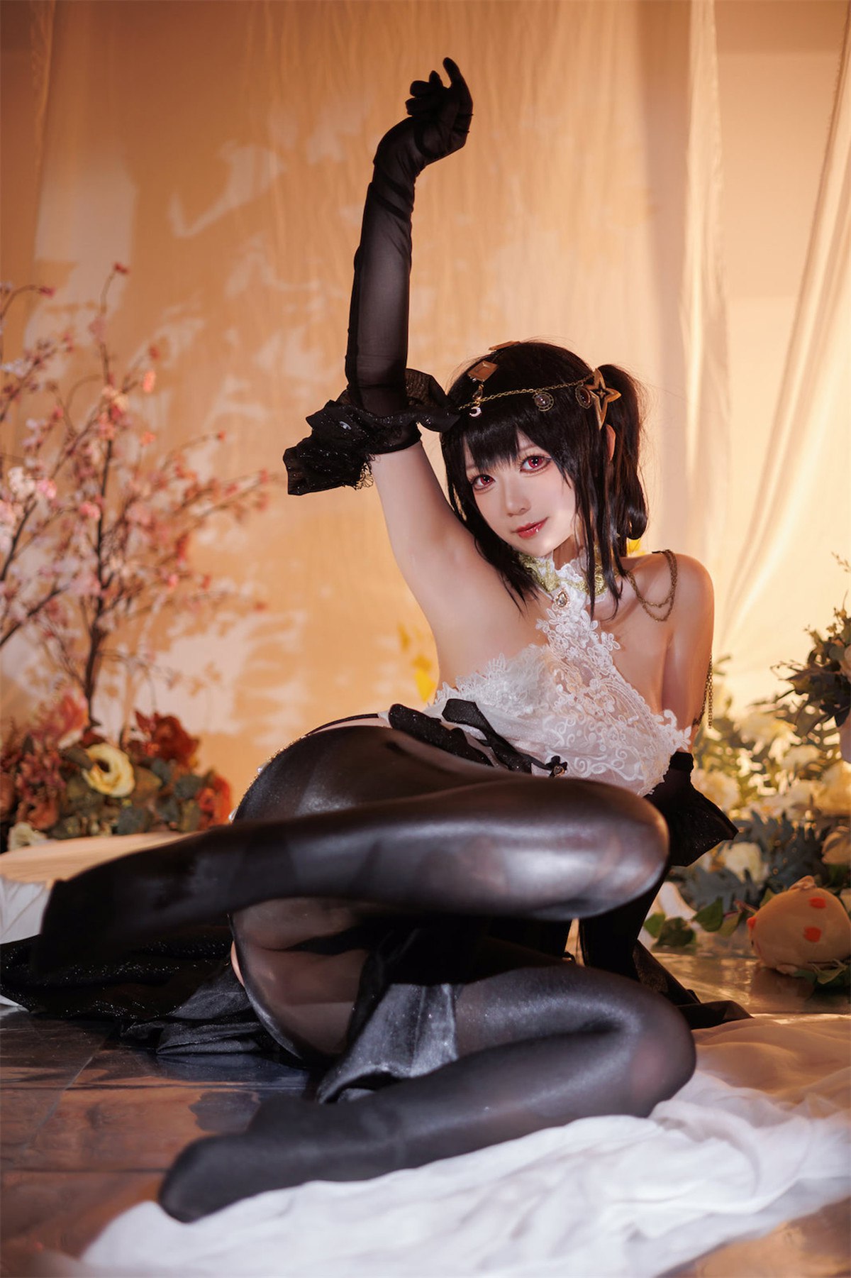 Cosplay樱落酱w碧蓝航线镇海潋滟水色高清图