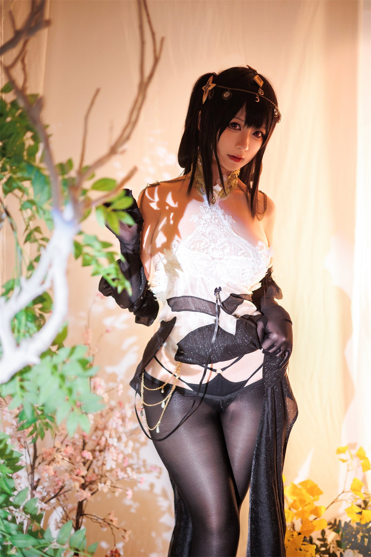 Cosplay樱落酱w碧蓝航线镇海潋滟水色高清图