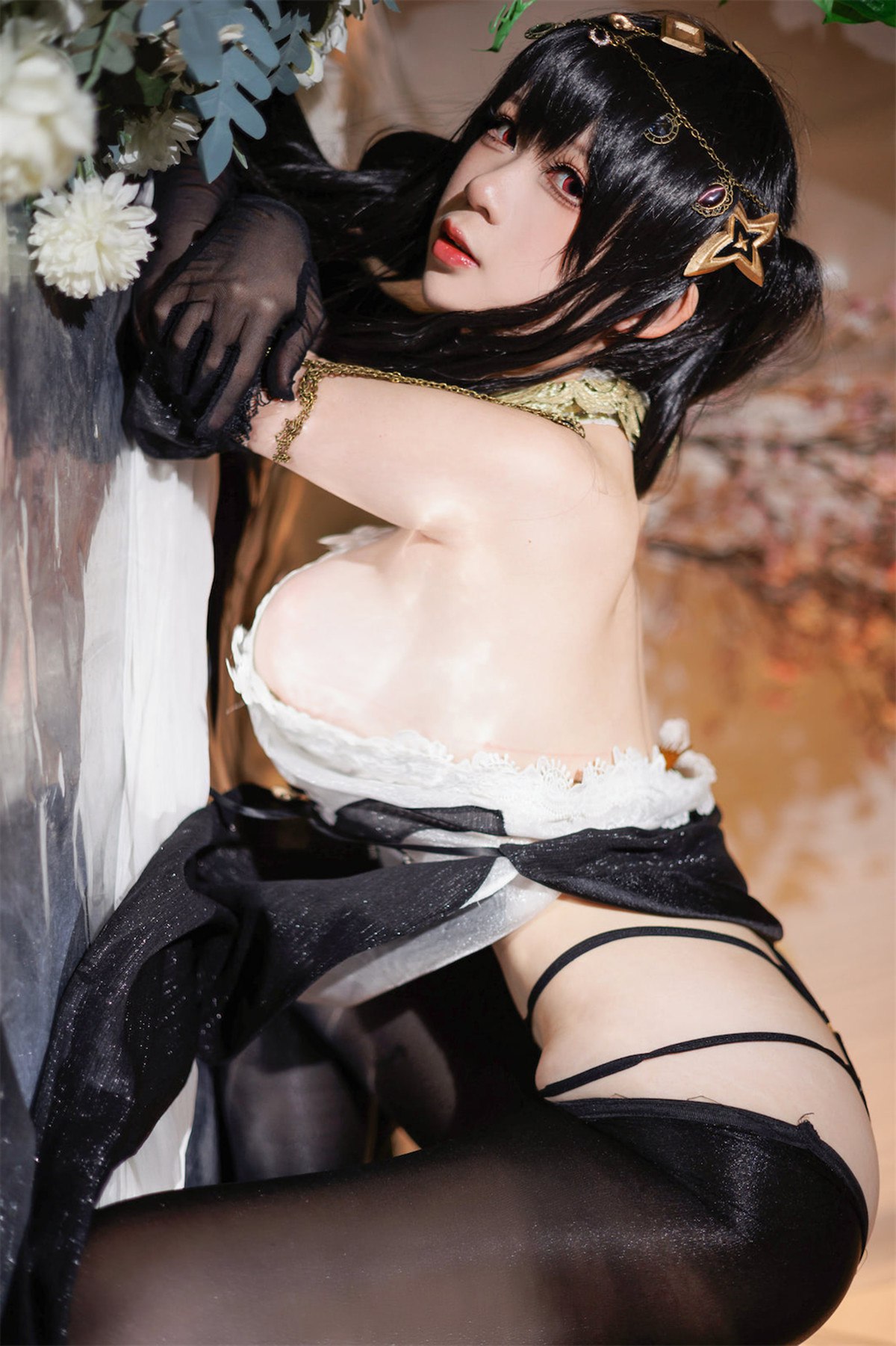Cosplay樱落酱w碧蓝航线镇海潋滟水色高清图