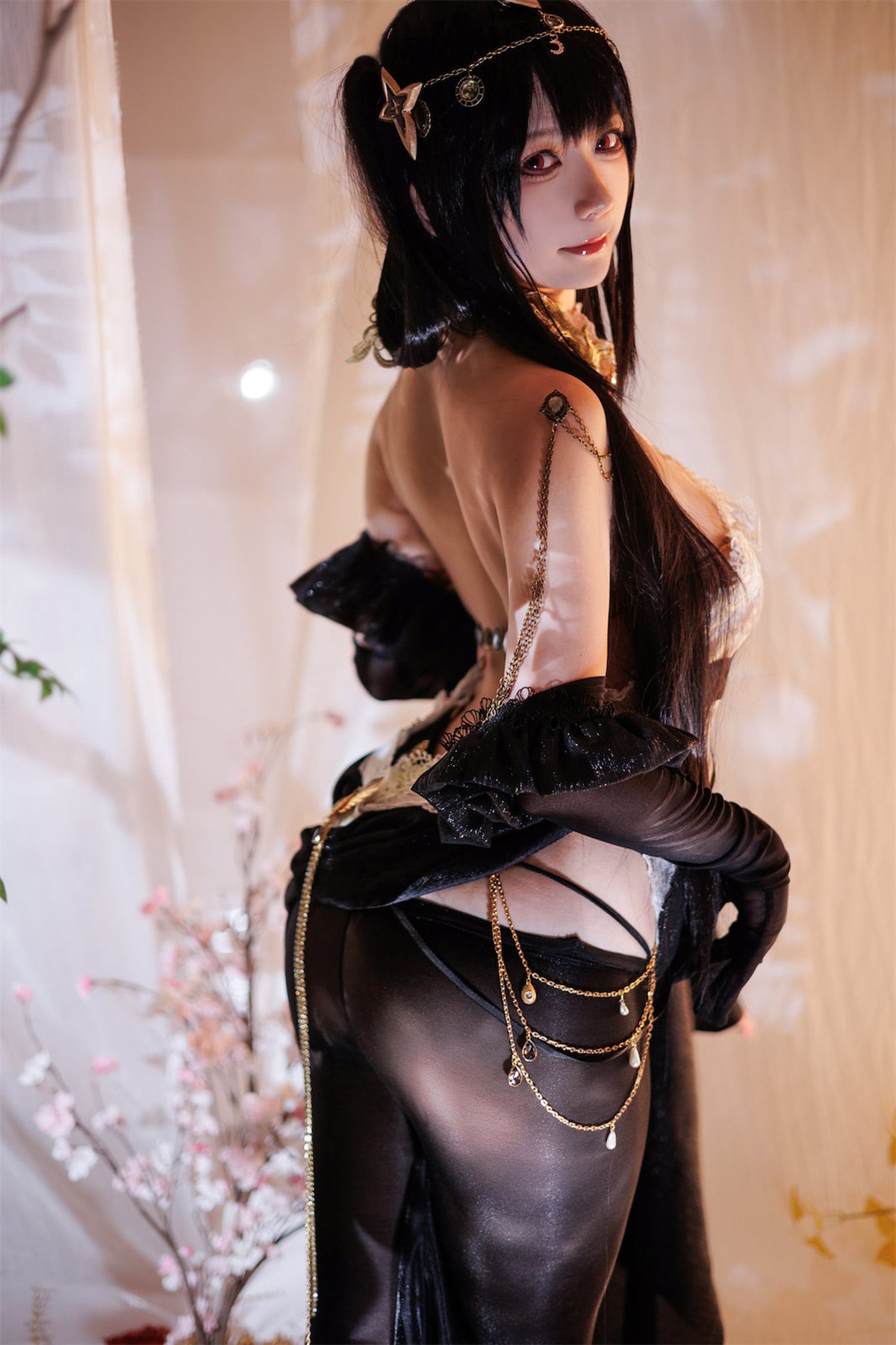 Cosplay樱落酱w碧蓝航线镇海潋滟水色高清图