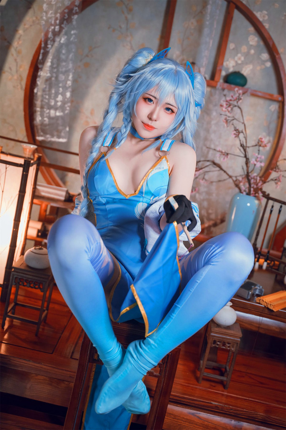 Cosplay虎森森少女前线翠雀媚高清图