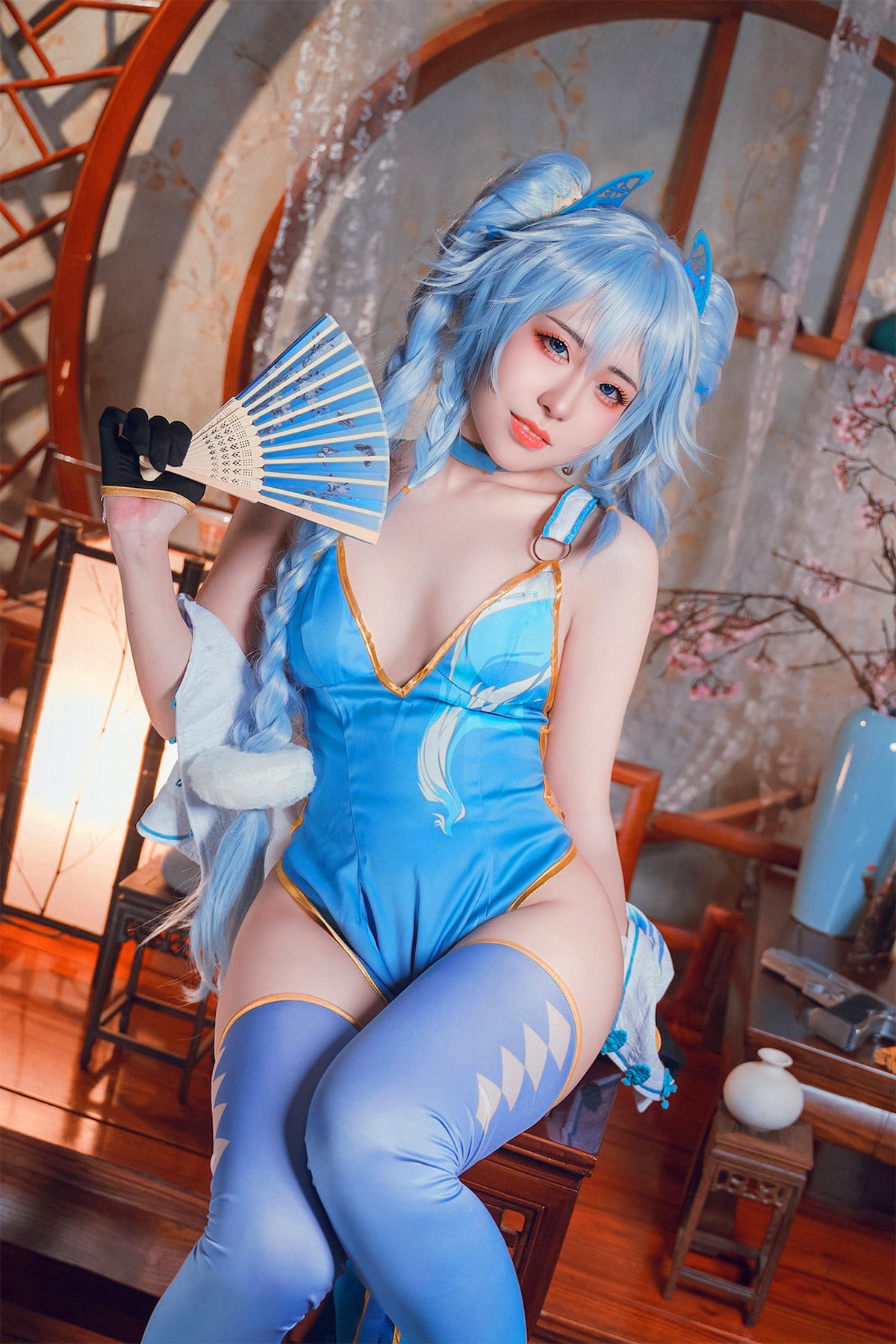 Cosplay虎森森少女前线翠雀媚高清图
