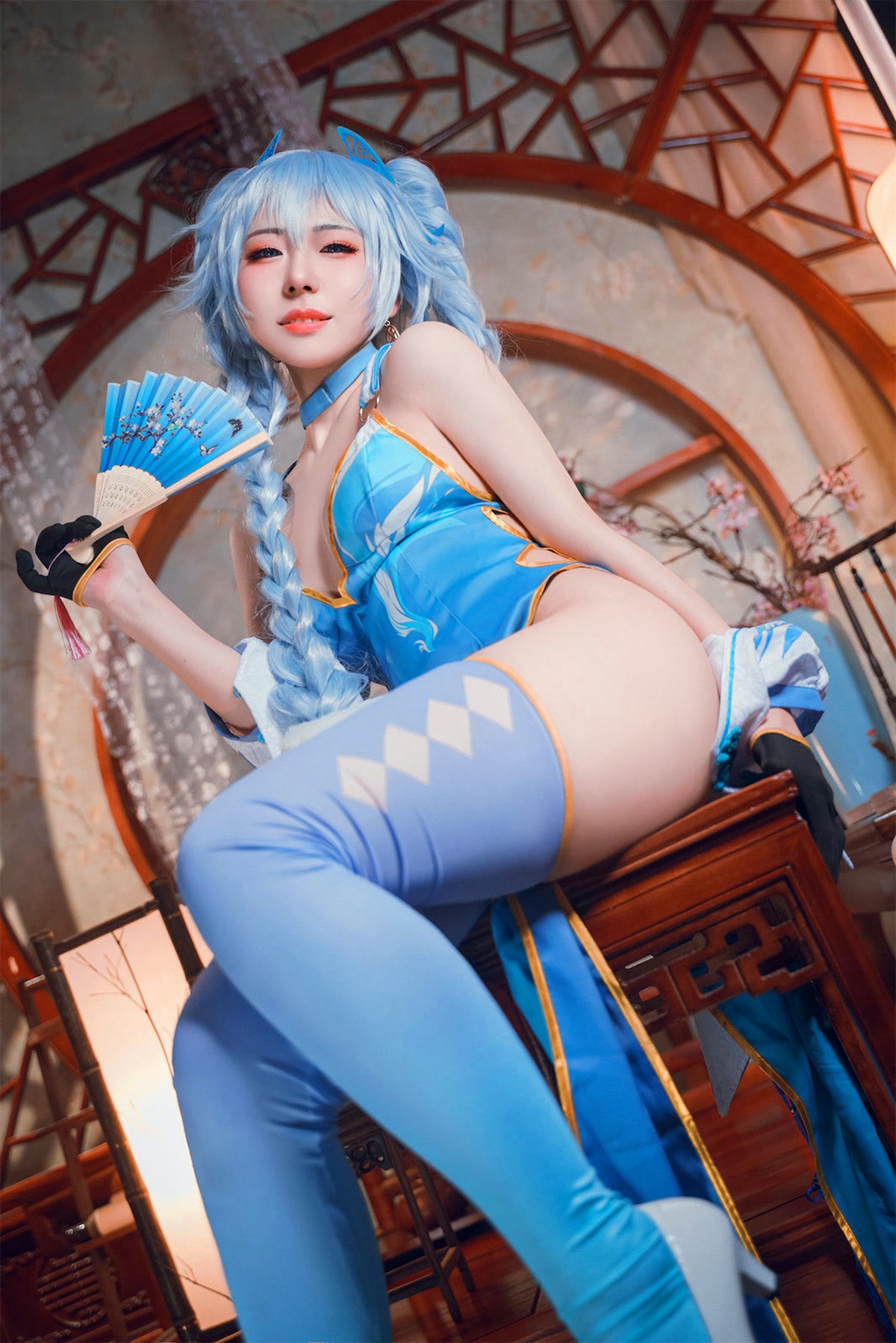 Cosplay虎森森少女前线翠雀媚高清图