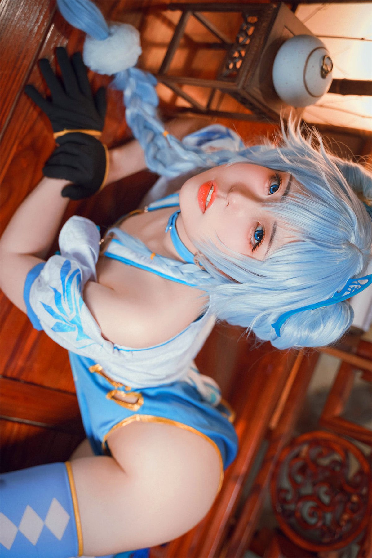 Cosplay虎森森少女前线翠雀媚高清图