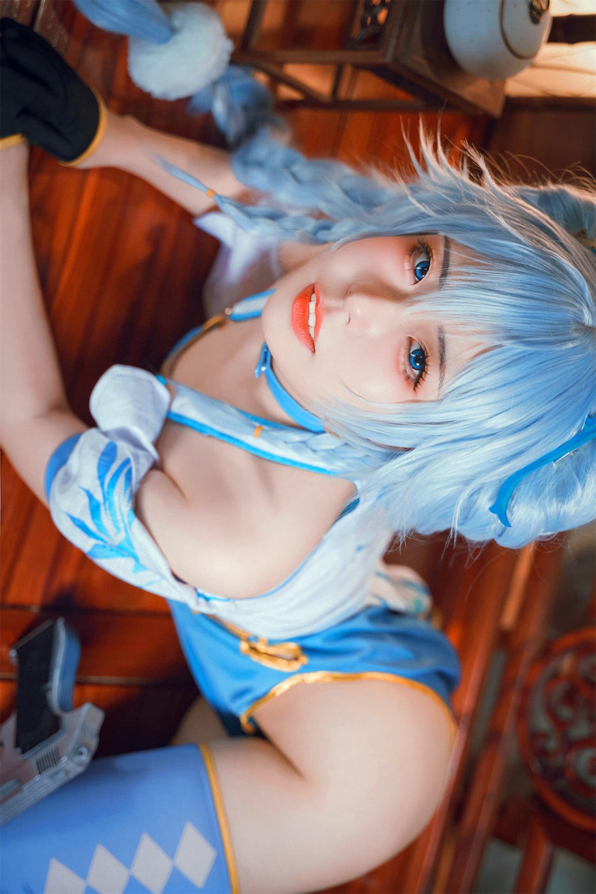 Cosplay虎森森少女前线翠雀媚高清图