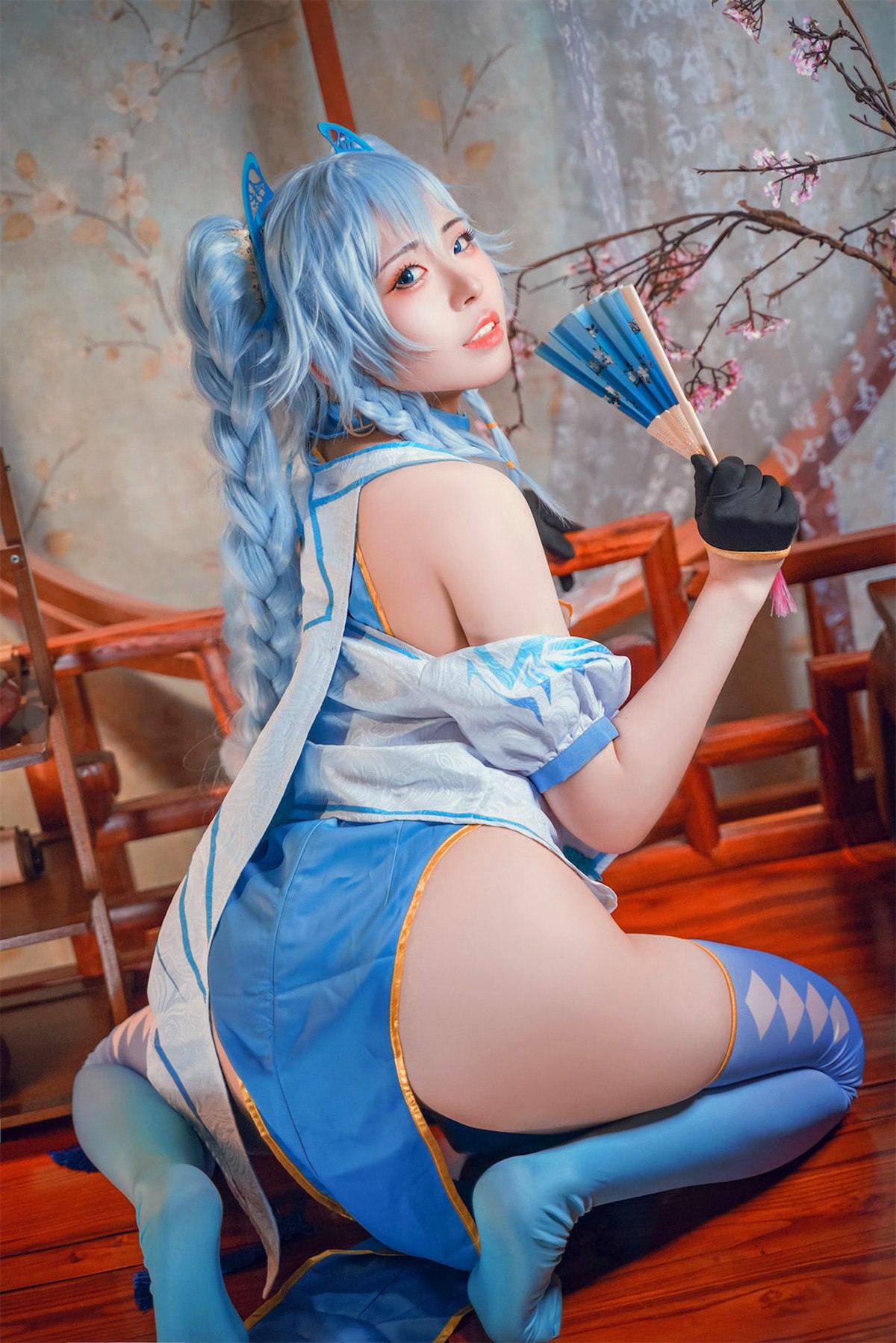 Cosplay虎森森少女前线翠雀媚高清图