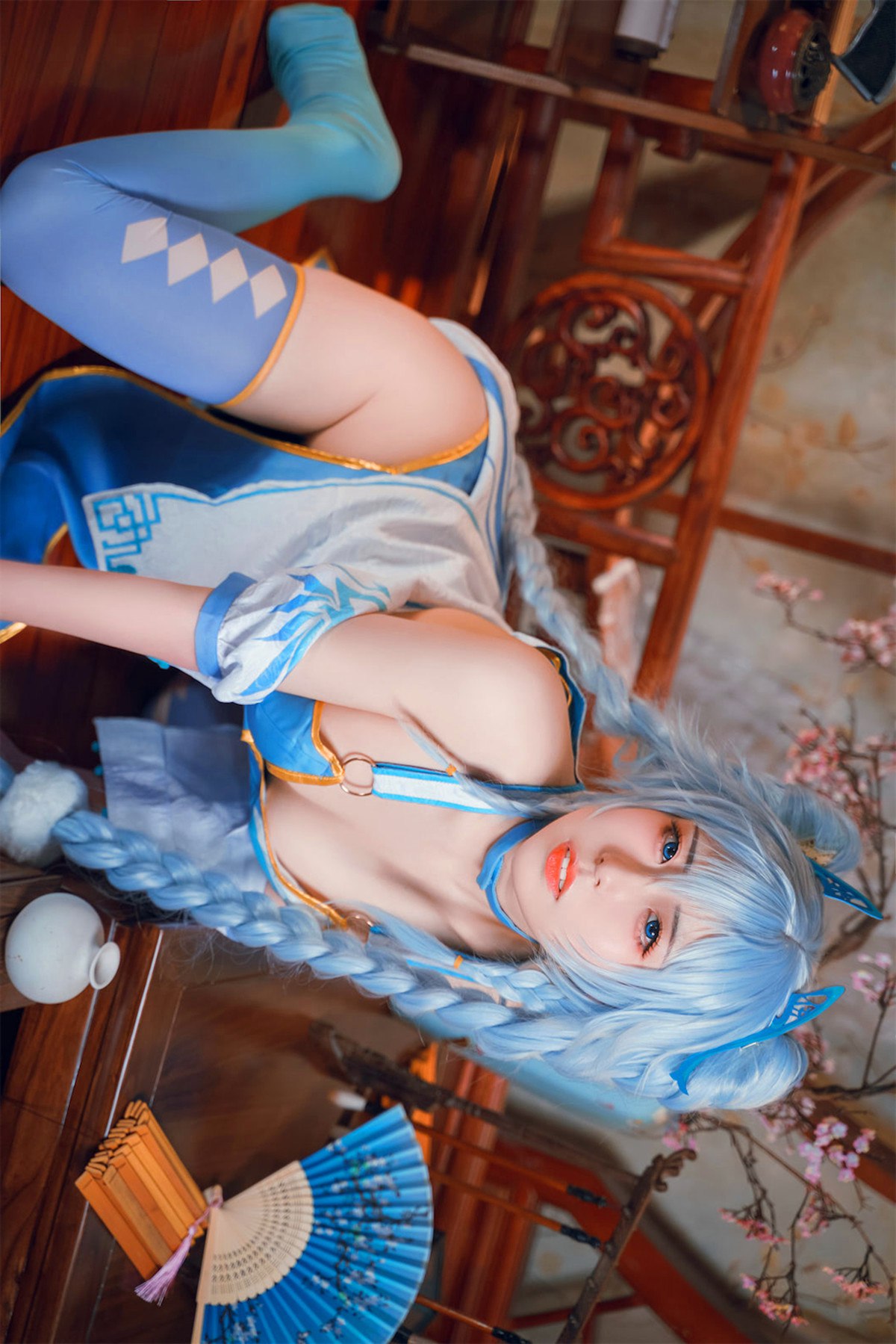 Cosplay虎森森少女前线翠雀媚高清图