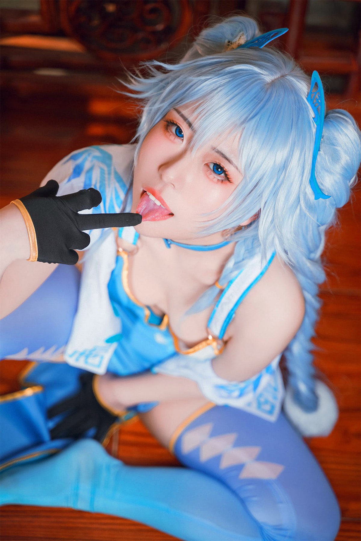 Cosplay虎森森少女前线翠雀媚高清图