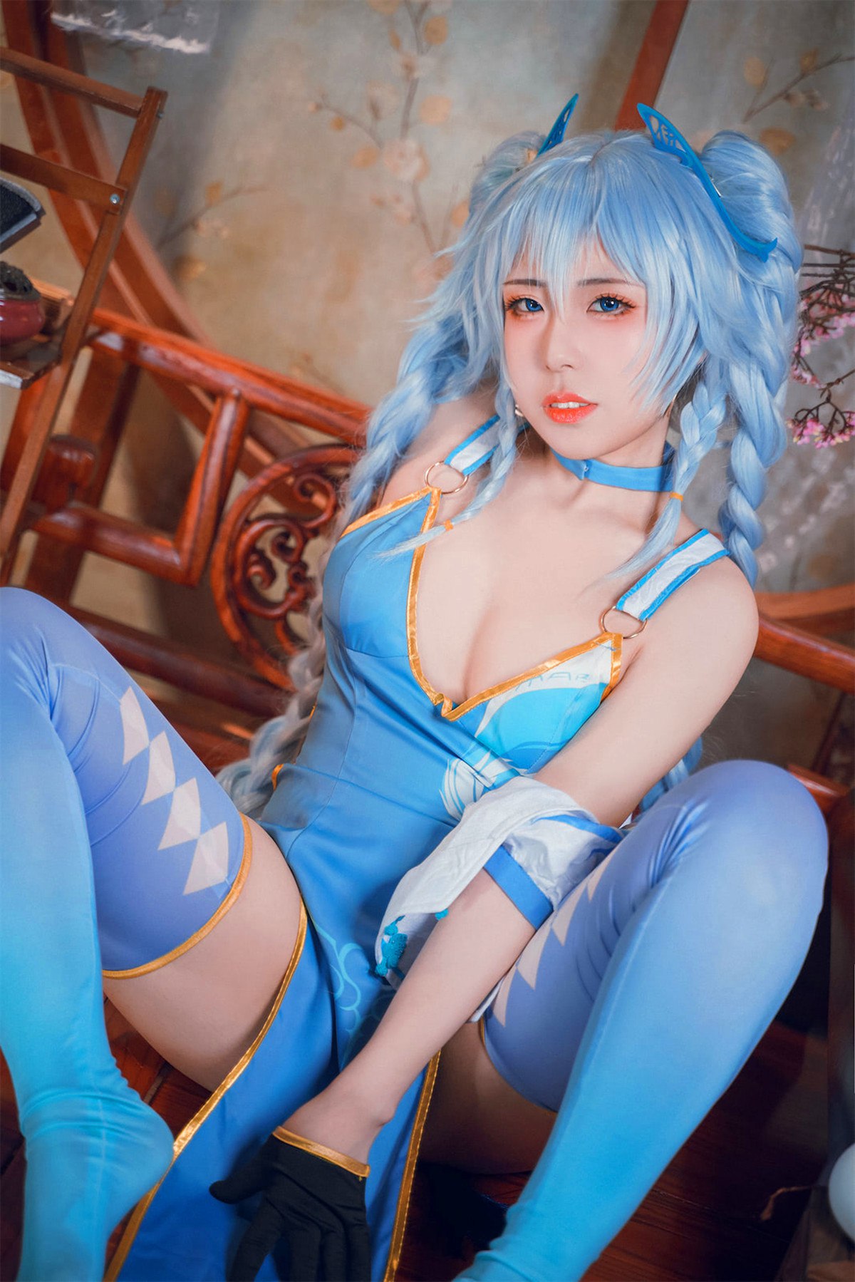 Cosplay虎森森少女前线翠雀媚高清图