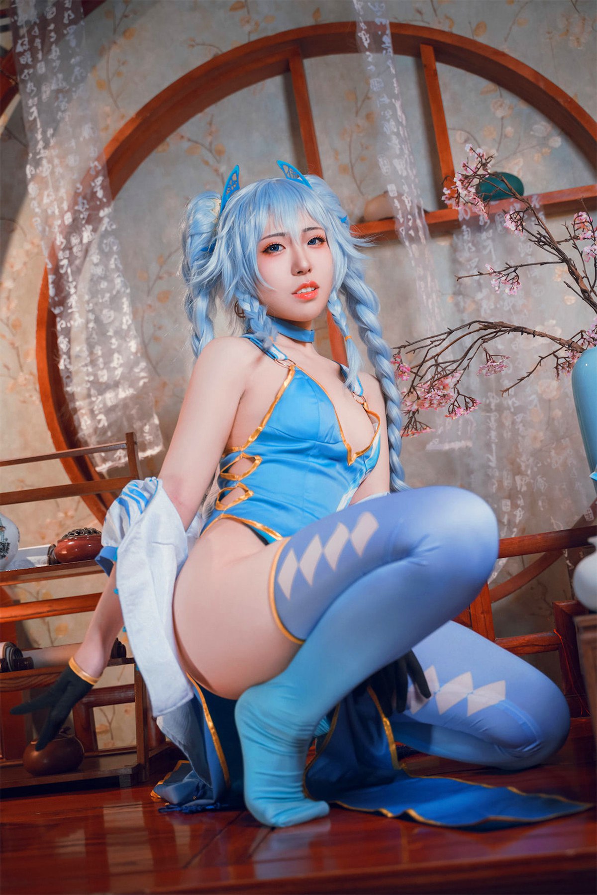 Cosplay虎森森少女前线翠雀媚高清图