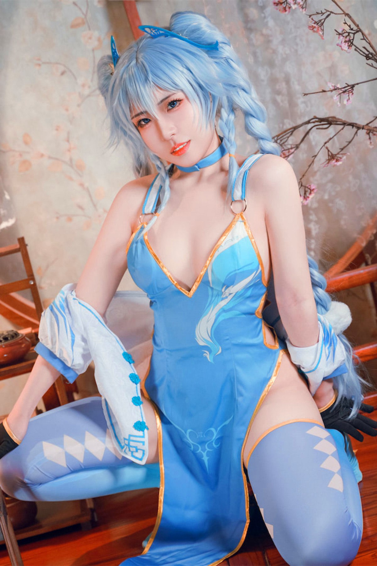 Cosplay虎森森少女前线翠雀媚高清图