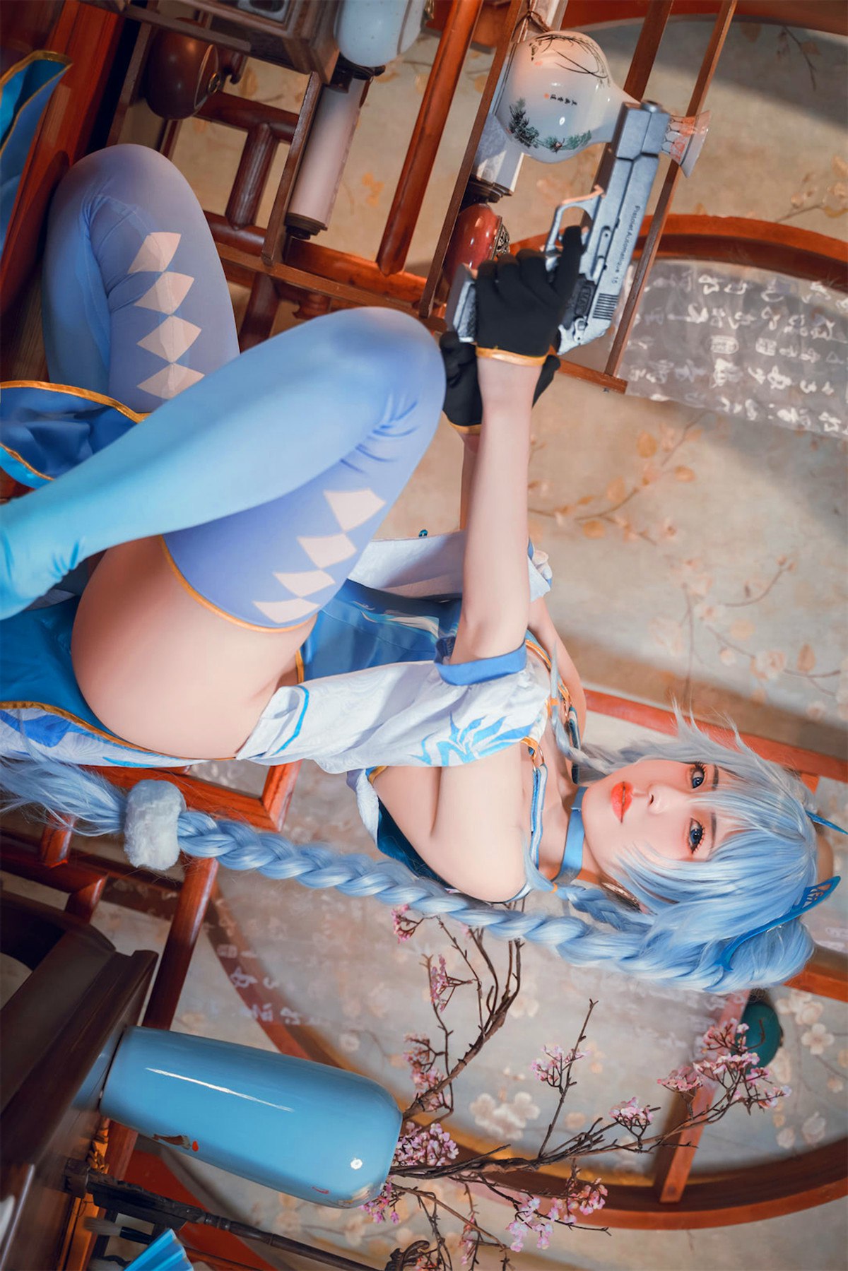 Cosplay虎森森少女前线翠雀媚高清图