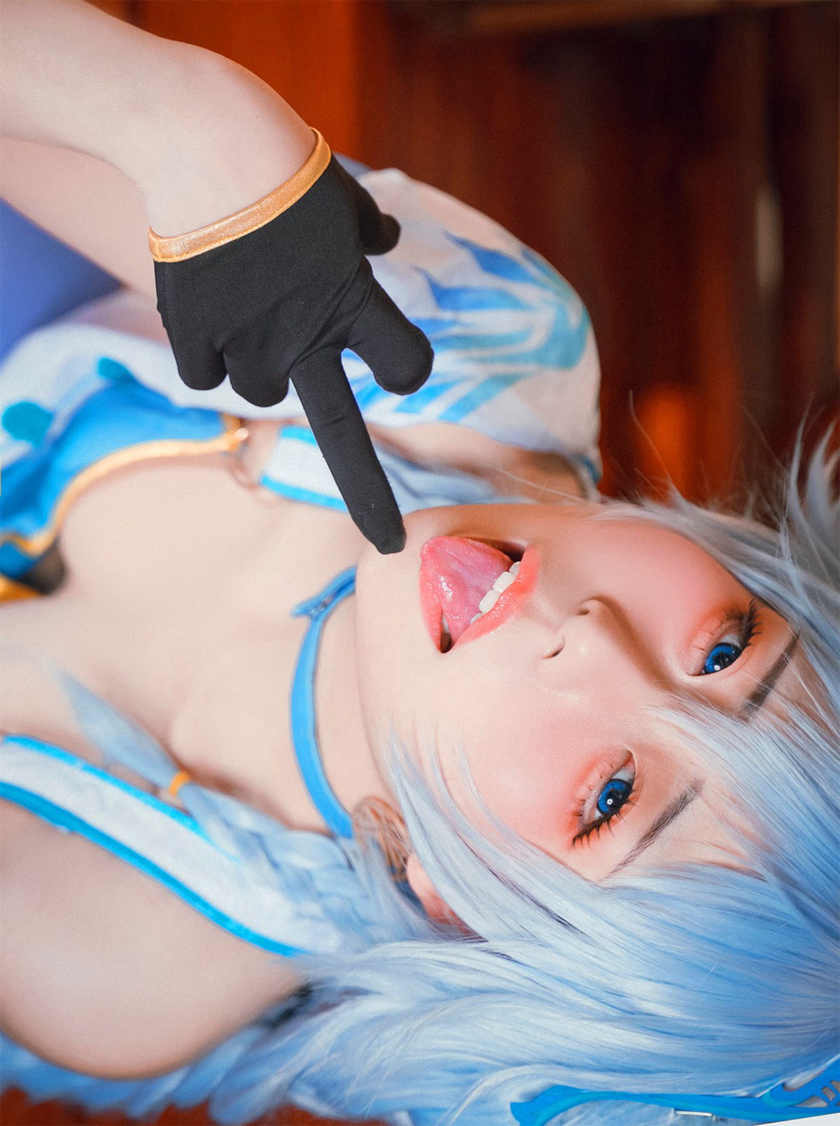 Cosplay虎森森少女前线翠雀媚高清图