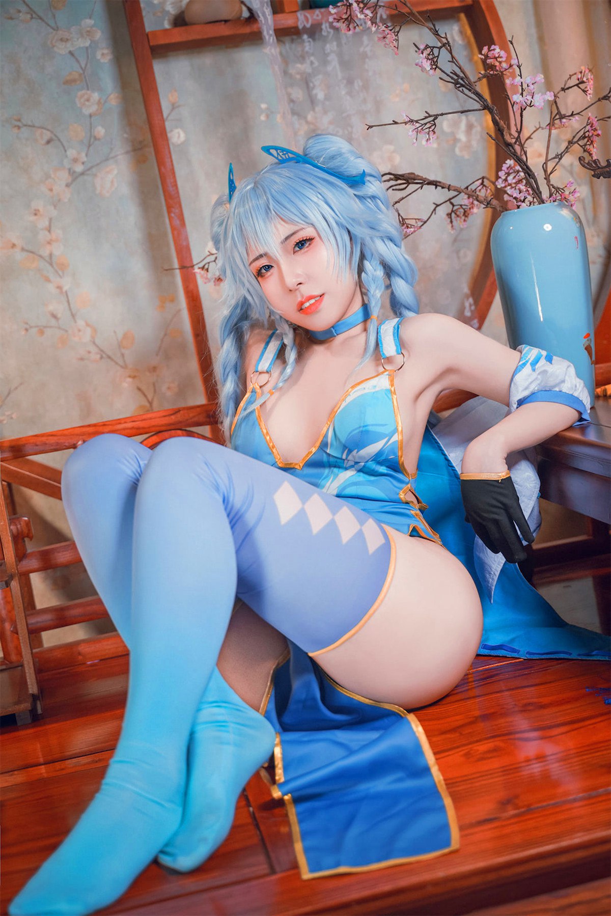 Cosplay虎森森少女前线翠雀媚高清图