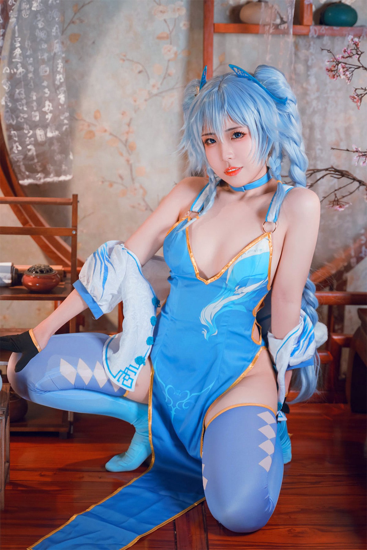 Cosplay虎森森少女前线翠雀媚高清图
