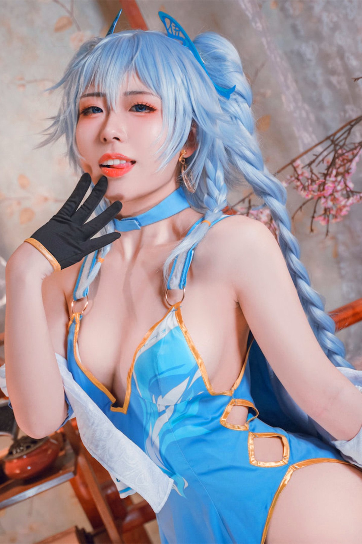 Cosplay虎森森少女前线翠雀媚高清图