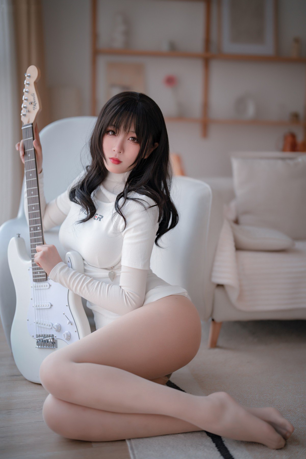 Cosplay轩萧学姐吉他妹妹肉丝稀有资源