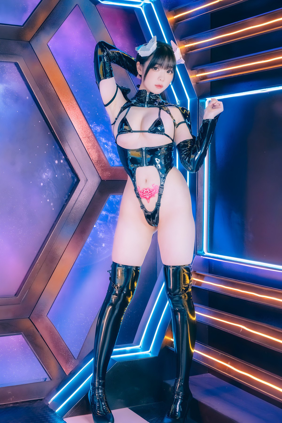 Cosplay霜月shimoCyberShimoサイバーシモSet02爆款写真
