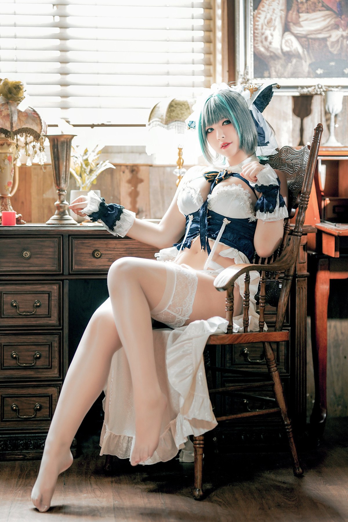 Cosplay半半子Banbanko碧蓝航线柴郡抱枕完整合集
