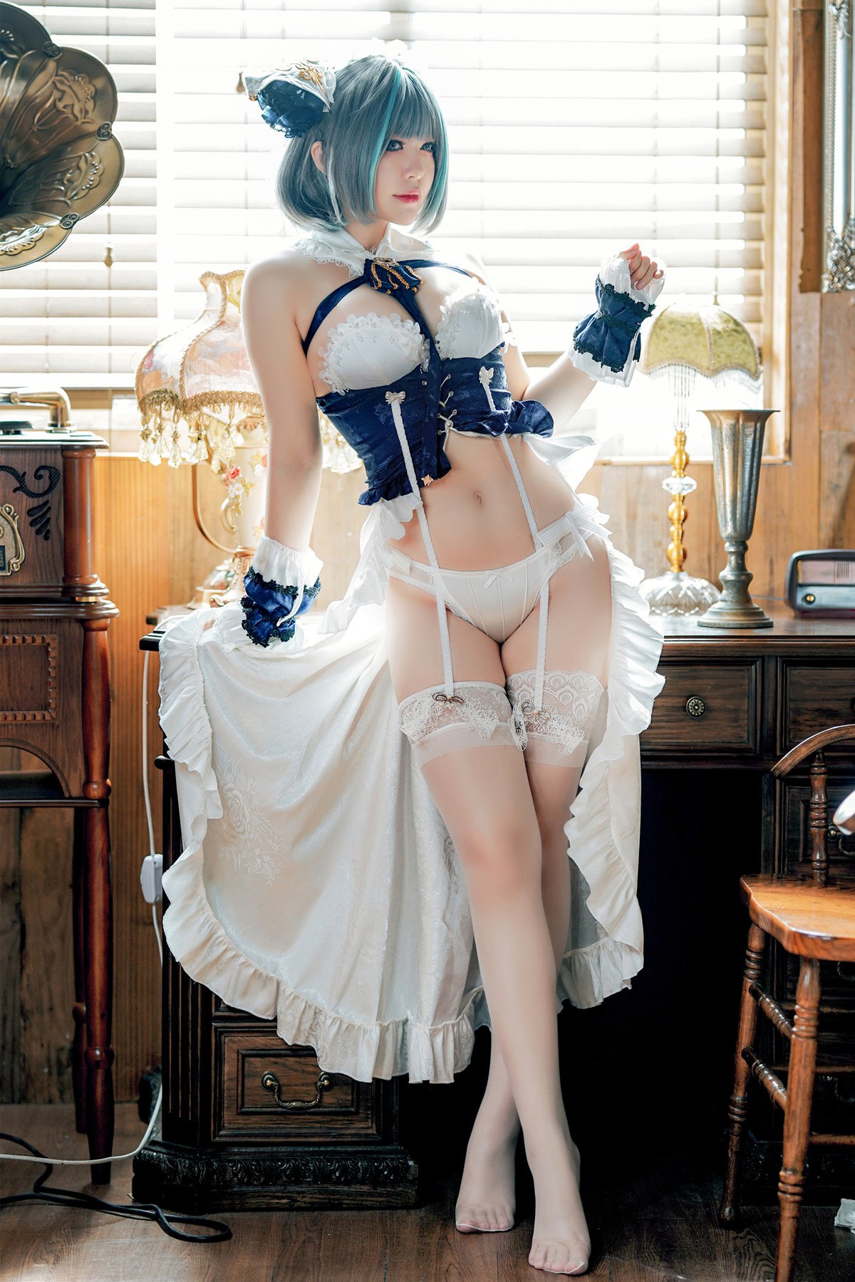 Cosplay半半子Banbanko碧蓝航线柴郡抱枕完整合集
