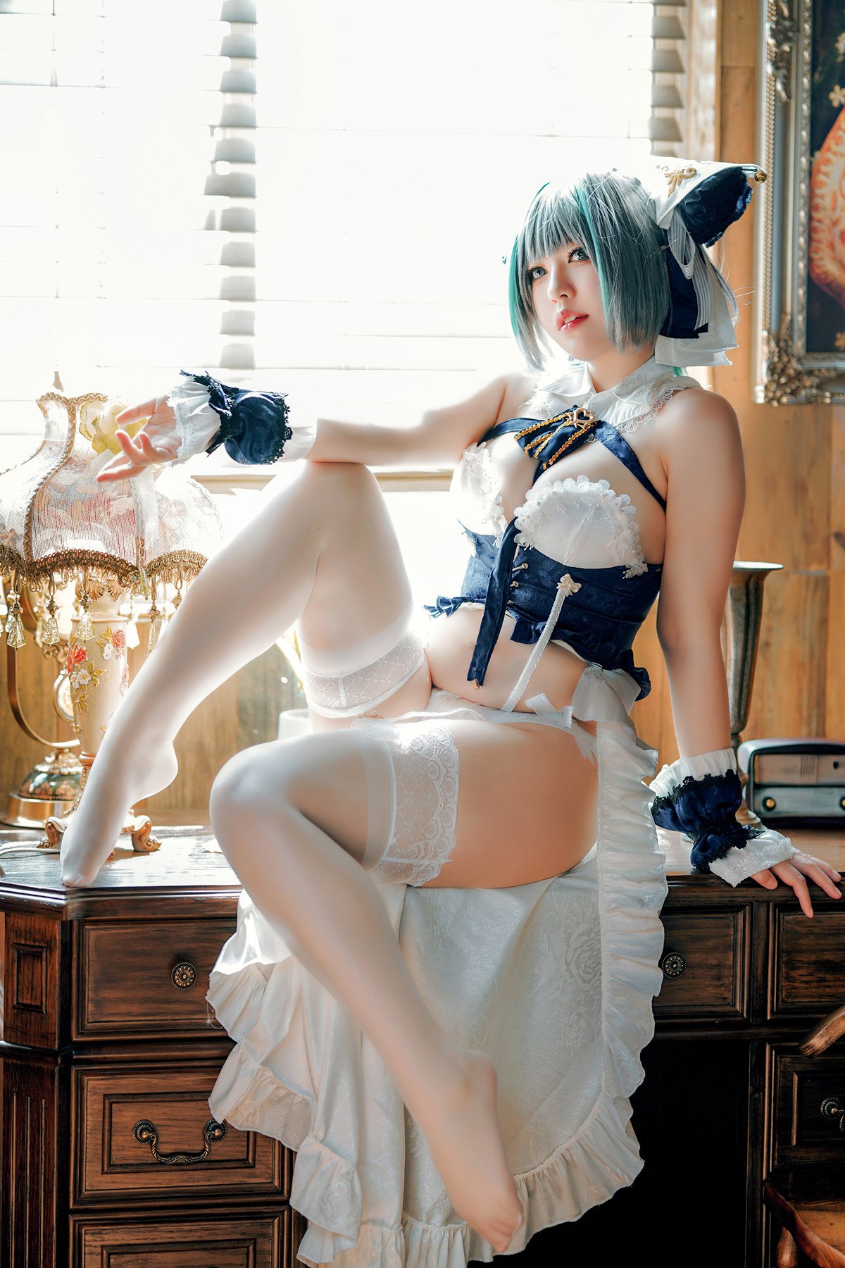 Cosplay半半子Banbanko碧蓝航线柴郡抱枕完整合集