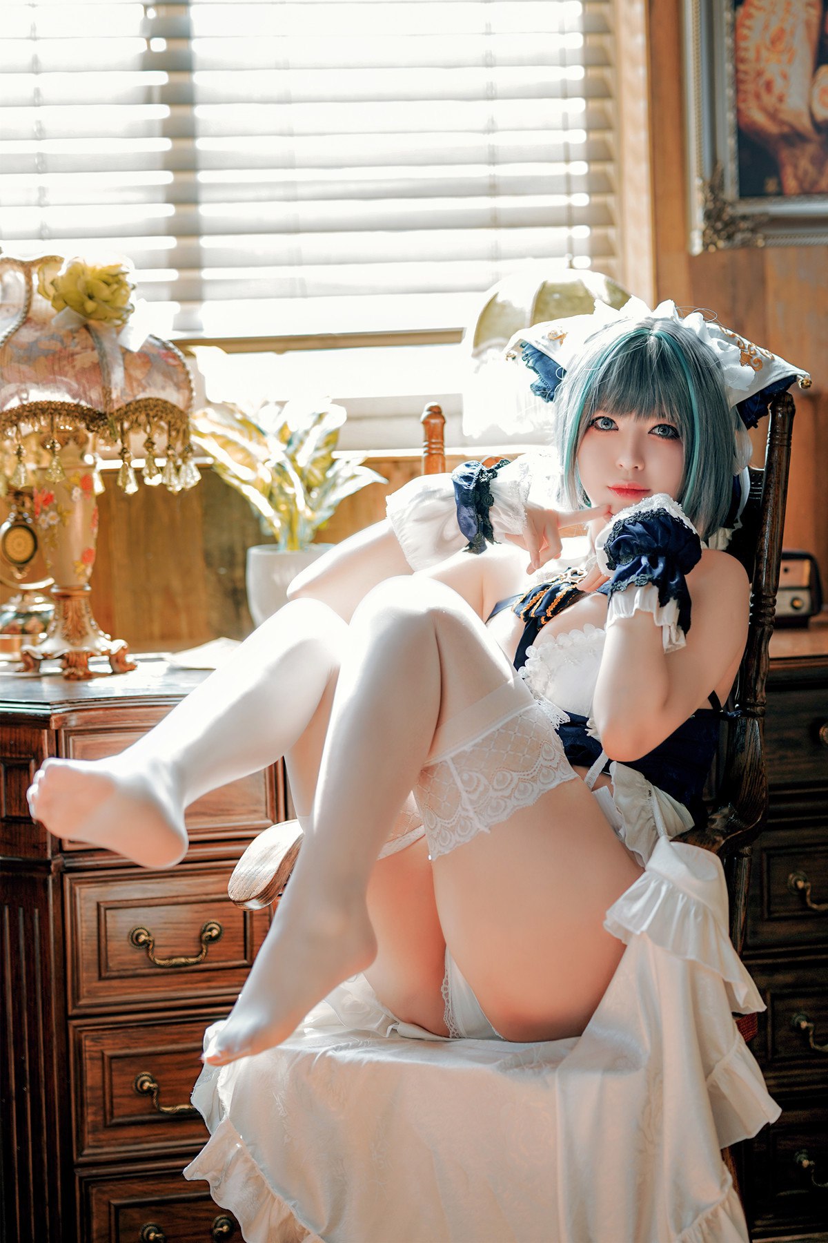 Cosplay半半子Banbanko碧蓝航线柴郡抱枕完整合集