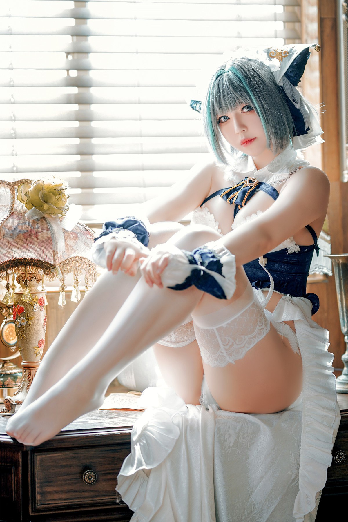 Cosplay半半子Banbanko碧蓝航线柴郡抱枕完整合集
