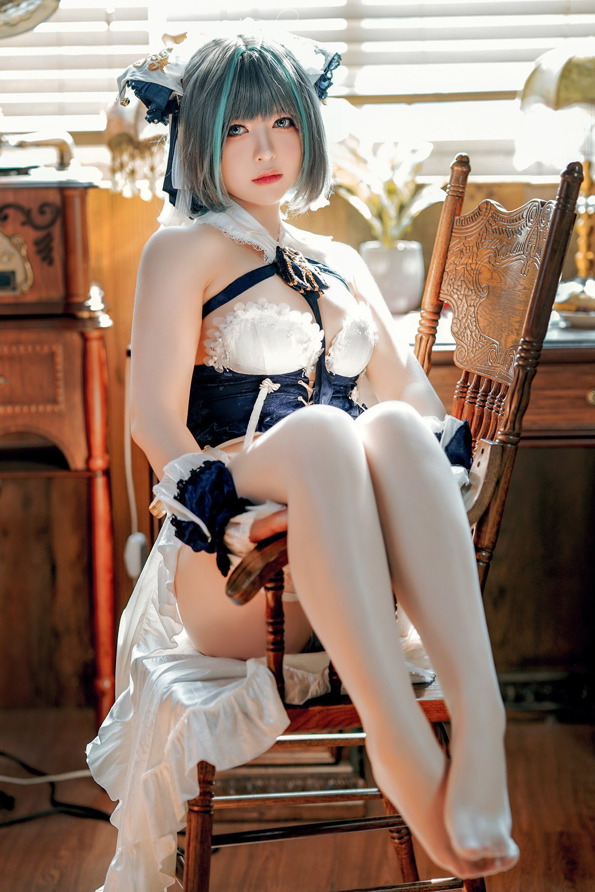 Cosplay半半子Banbanko碧蓝航线柴郡抱枕完整合集