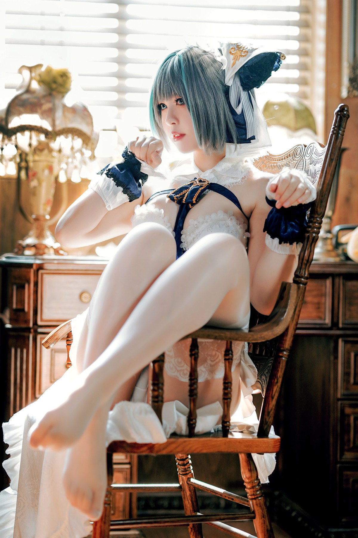 Cosplay半半子Banbanko碧蓝航线柴郡抱枕完整合集