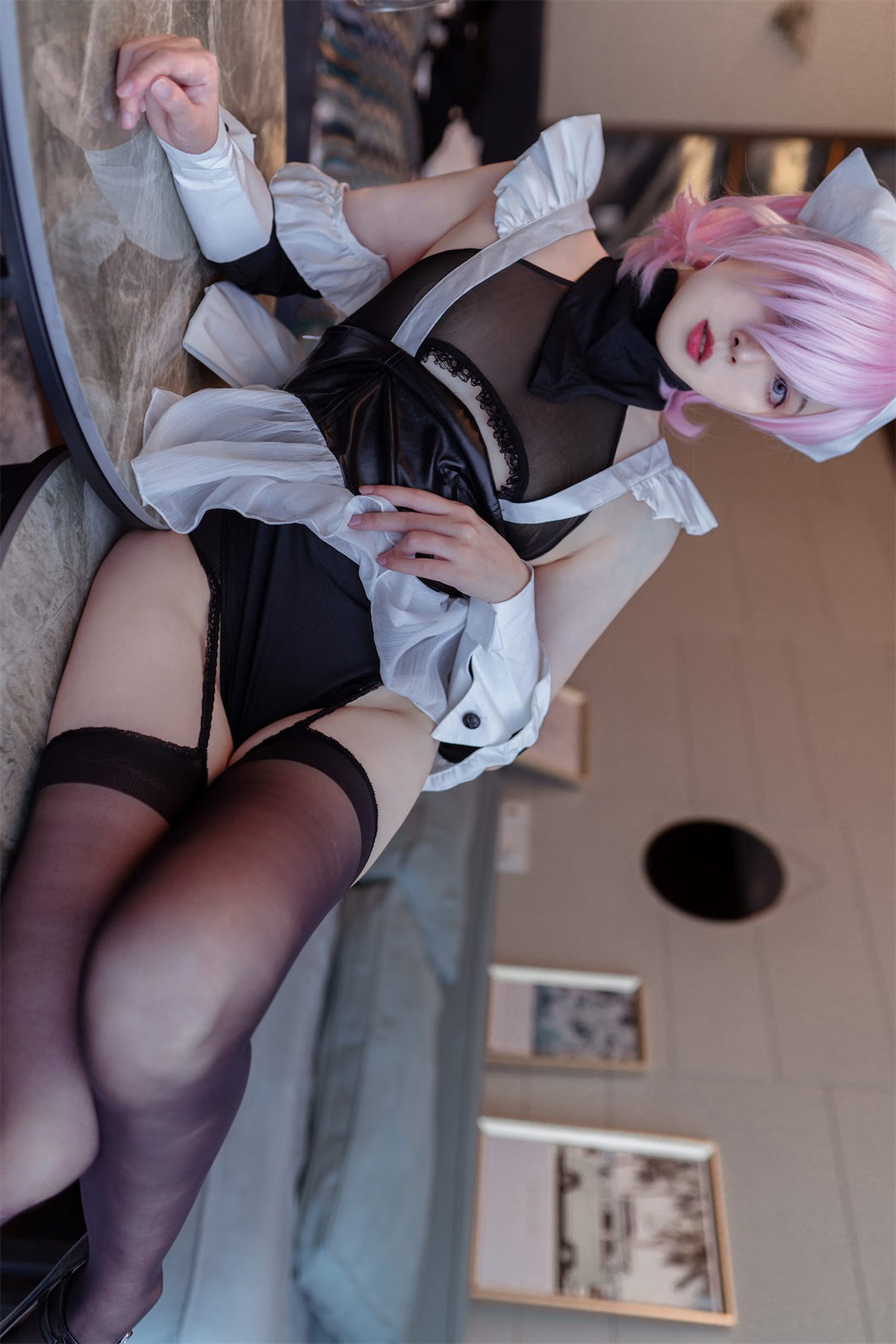 CosplayNatsuko夏夏子宫本武藏女仆实时更新