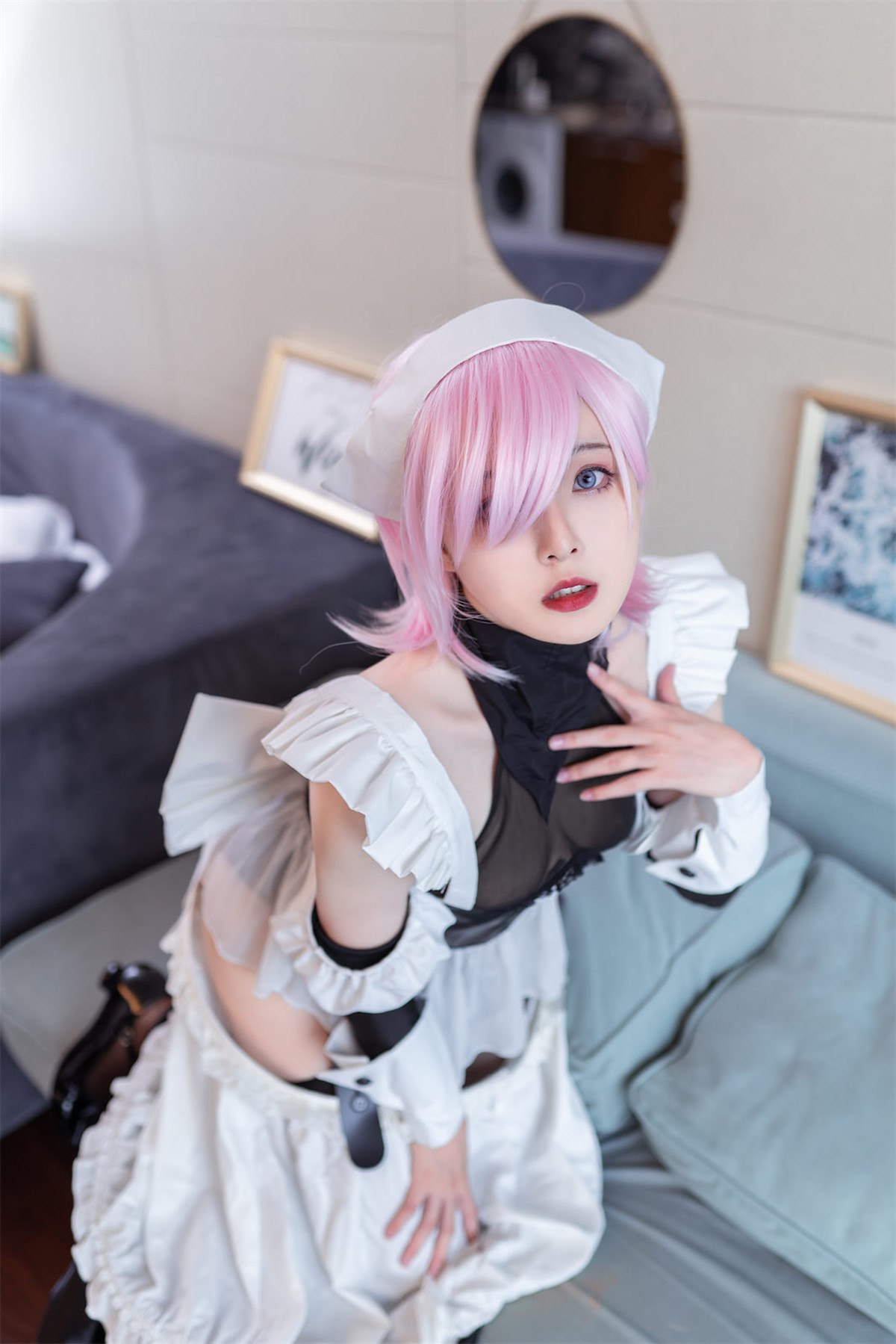 CosplayNatsuko夏夏子宫本武藏女仆实时更新