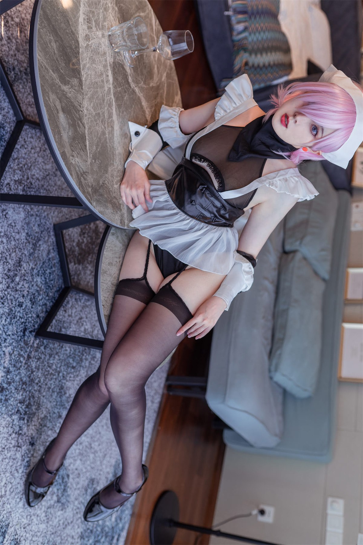 CosplayNatsuko夏夏子宫本武藏女仆实时更新